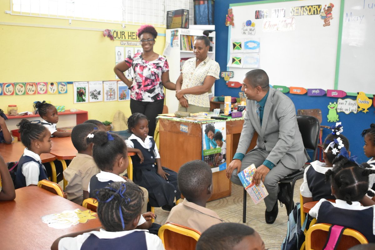 ksamcorp's tweet photo. In 2019 for Read Across Jamaica Day, we made plans for 2020 because it was such a success but our plans have been halted due to the COVID-19  pandemic. Take this moment and read to a child. There is no time like the present. 
#positivevalues
#positiveattitudes
#respectforself https://t.co/gddz4GXNmv