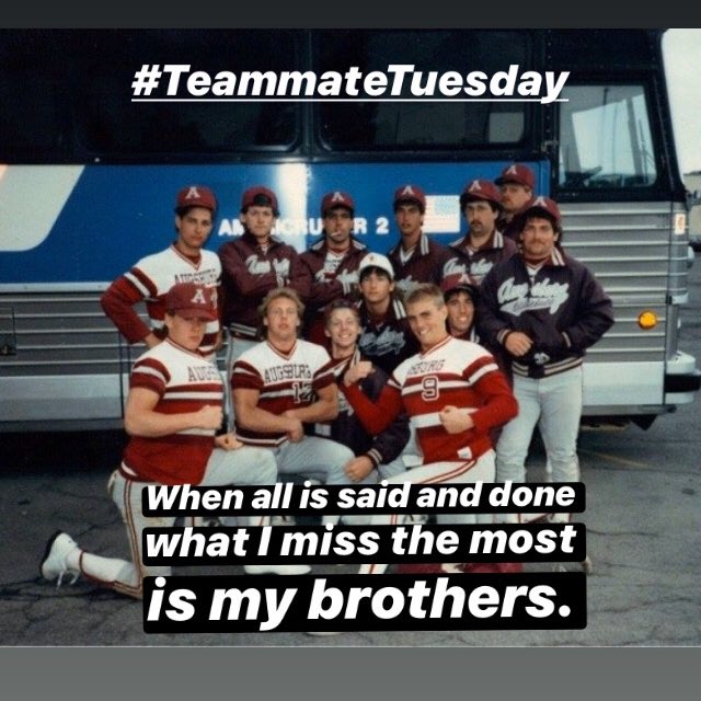 AuggieBaseball's tweet photo. #TeammateTuesday #AuggiePride #Family #Desicated #Selfless #Authentic https://t.co/EjHuzplVE5