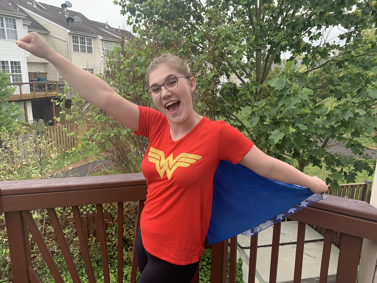 It’s superhero day! I dedicate this tweet to all the superhero teachers out there doing their best for their students at a distance!