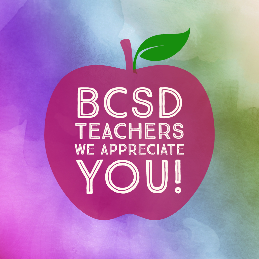 #Teachers, today we celebrate YOU!  Schools may be closed,  but our teachers are still working!  Thank you for all you do to educate and empower our students!   #TeamBCSD #ThankATeacher #DayOfTheTeacher #TeacherAppreciationDay #TeacherAppreciationWeek