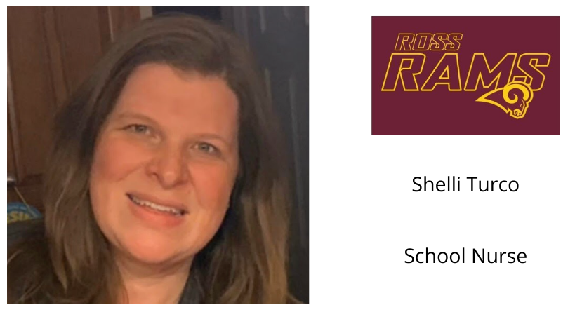 Rossclassof2020's tweet photo. Happy staff appreciation week, Mrs. Turco! Thank you for caring for the students at RHS! @SSub6 @RossRams1 https://t.co/2bvoCuuzYF