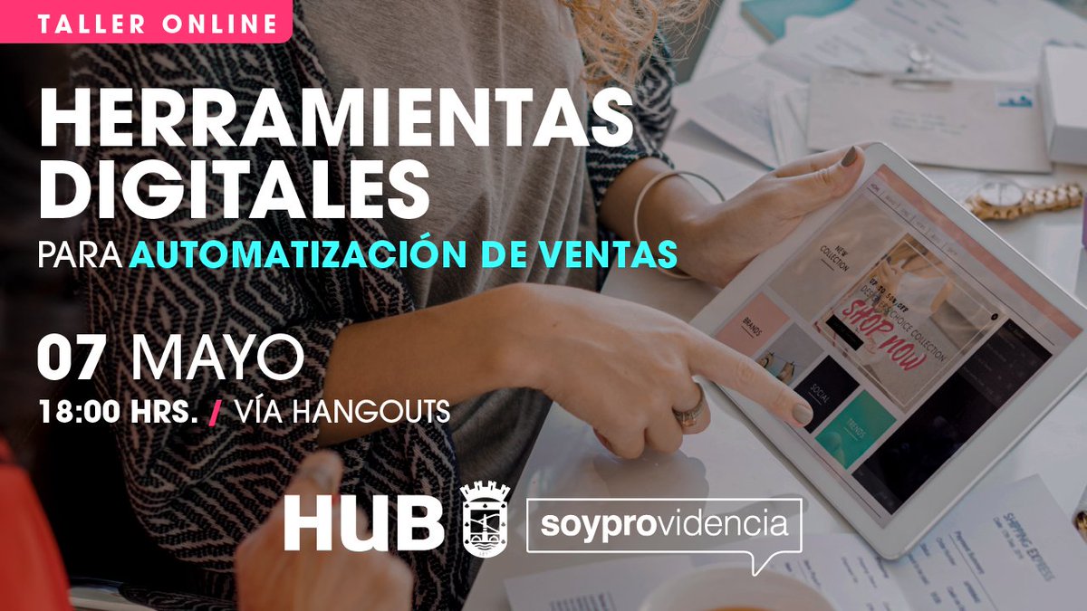 #Emprendimiento | ¿Cómo estás vendiendo?, ¿Cómo obtener listas de contacto?, ¿Cómo sistematizar el proceso de ventas? ¿Cómo generar contenido en plataforma de email gratuitas? 📈

Aprende mañana 7 de mayo de 18:00 a 21:00 horas. Cupos limitados en: bit.ly/2SioJld ✍️