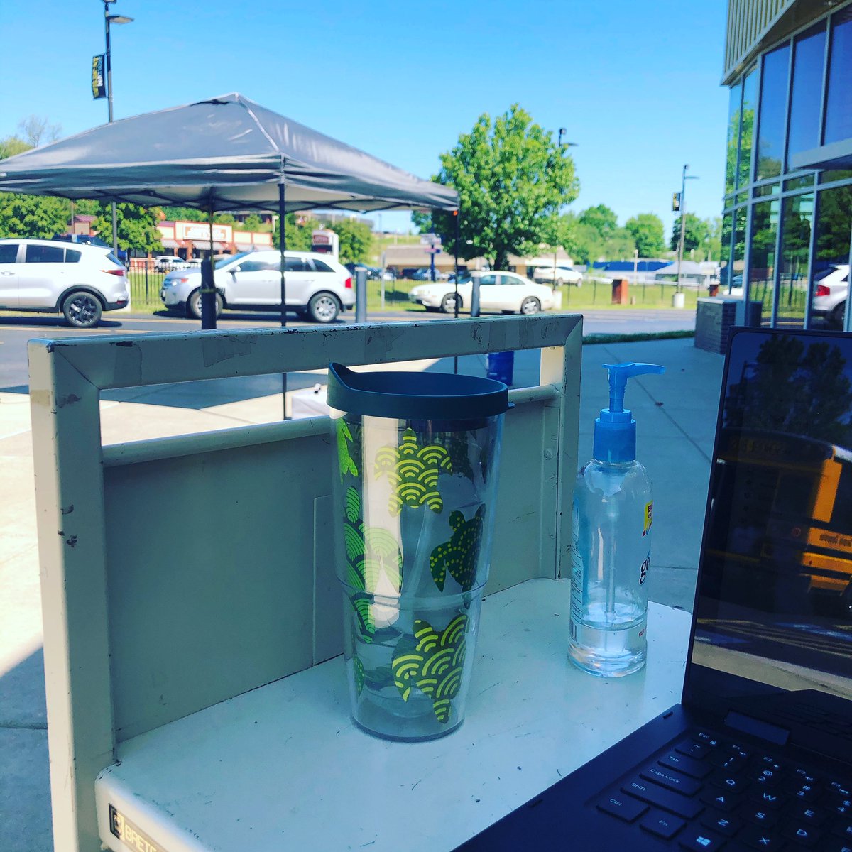 It’s a beautiful day to return library books! In front of the high school on Tuesday’s and Thursday’s from 11-1. (If it is raining I’ll be right inside) Just pull in line and let them know you have a book for me. They will send you to the front, and I will collect the books!