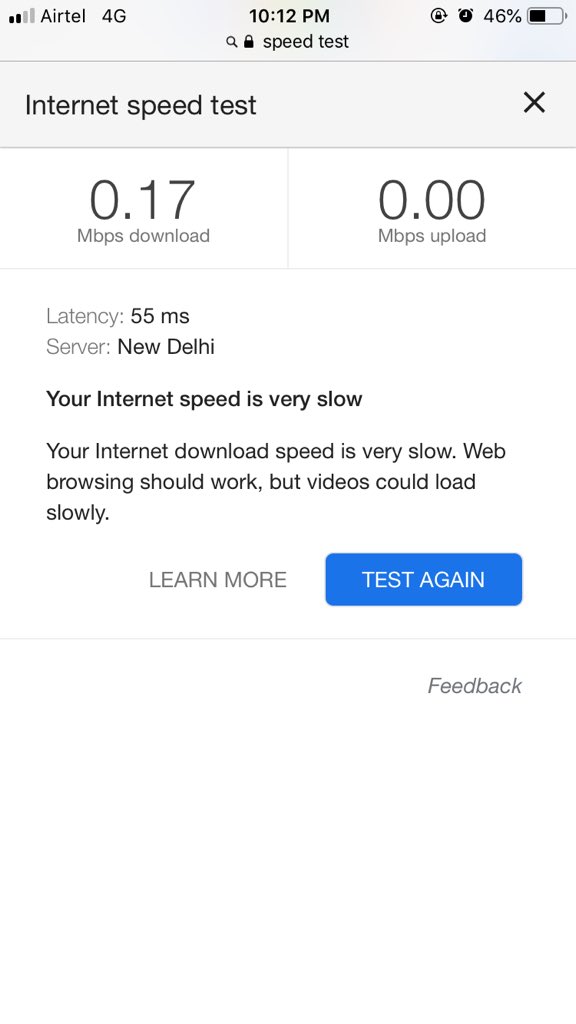 pandatkishore's tweet photo. #airtelspeedtest Network &amp; Internet both are poor in this area..     @airtelindia @Airtel_Presence @TRAI https://t.co/kvt1vFKGV7