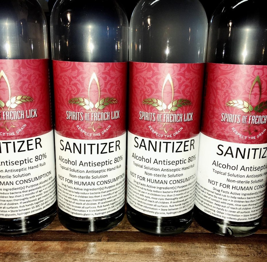 visitfrenchlick's tweet photo. When this pandemic started, our partners at @FLWinery &amp; @SpiritsofFL immediately switched gears and started producing hand sanitizer. How amazing is that?! ❤️ You can read more about their new venture here: https://t.co/lqwnPoVmVY
#VirtualRoadTrip #nttw20 #SpiritOfTravel https://t.co/DlAK7A8llO