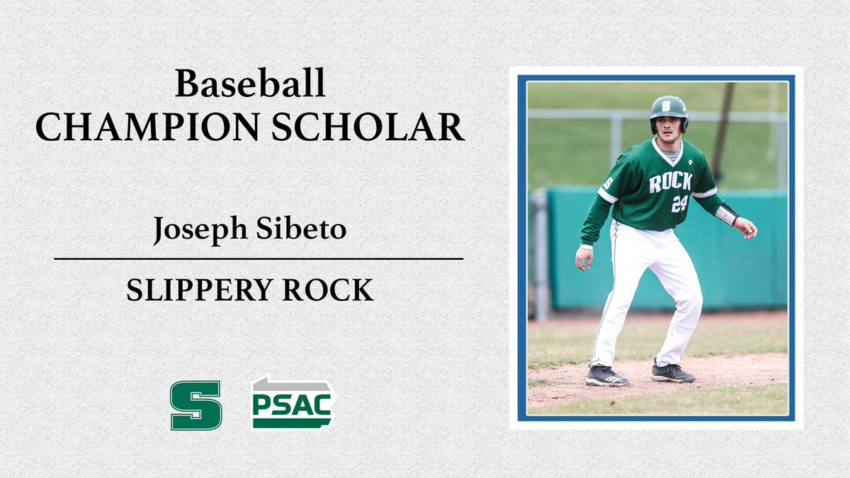 PSACsports's tweet photo. .@Rock_Athletics' Joseph Sibeto Claims #PSACbsb Champion Scholar Accolade.
RELEASE: https://t.co/jhI1oPaVhQ
#PSACproud https://t.co/5cNpyO0jcB