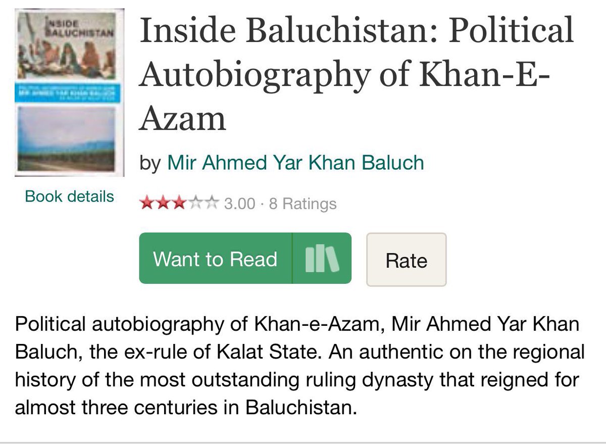 Sources:1- Mir Ghous Bux Bizenjo, In Search of Solutions An Autobiography, Pakistan Study Centre. Edited by B.M Kutty.2-Mir Gul Khan Naseer, Tarikhe Balochistan, Quetta.3-Mir Ahmed Yar Khan, Inside Baluchistan: Political Autobiography of Khan-e-Azam./21