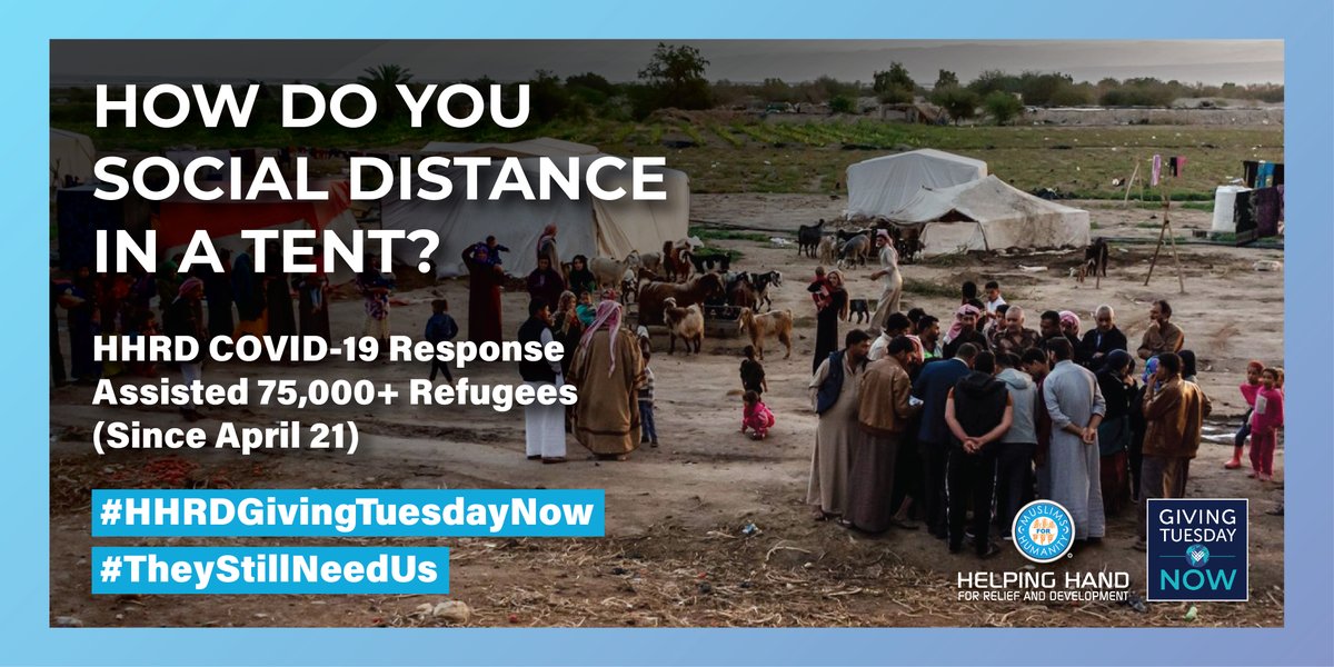 HelpingHandUSA's tweet photo. 75,000 + Refugees assisted, 500,000 people helped!
https://t.co/j5YTB956jg

#GivingTuesdayNow #TheyStillNeedUs #ShareYourPlate #Ramadan2020 #HHRDGivingTuesdayNow #DailyWageWorkers #YourContributionsAtWork https://t.co/XavFu0Ojdc