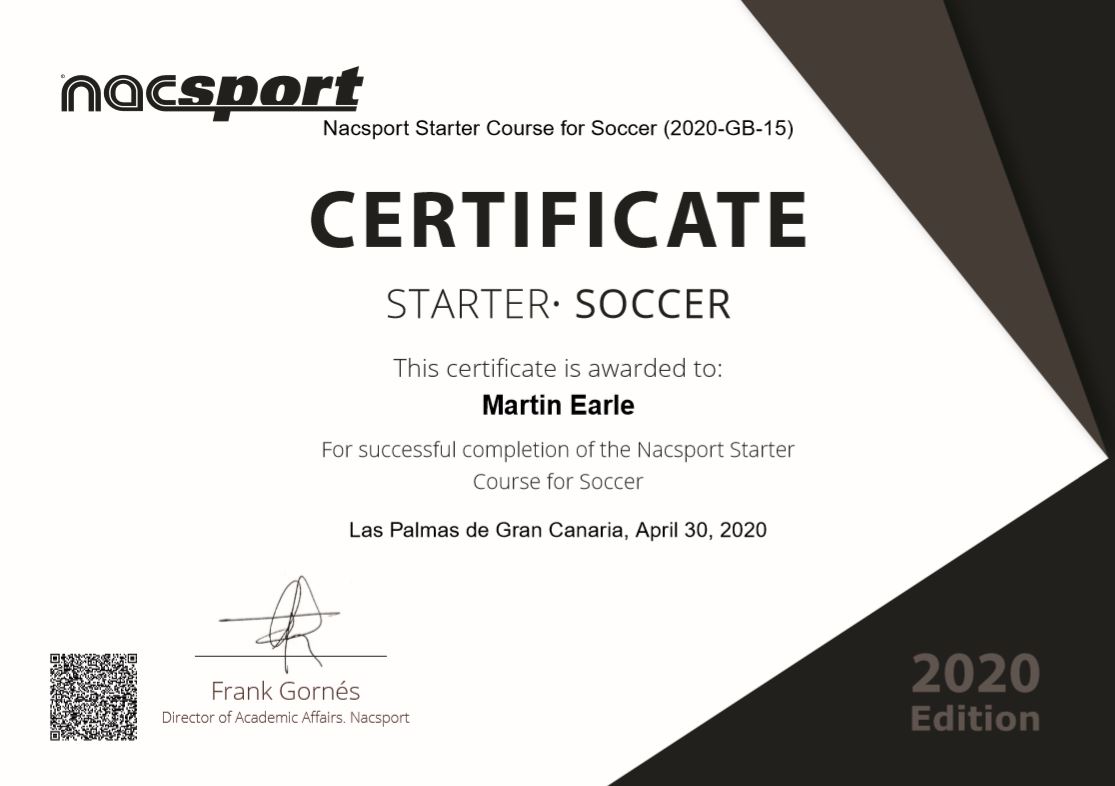 AnalysisPro's tweet photo. 🔴🟢🟡🔵🟣 Flying colours! 

Great submission of the practical use of @Nacsport by @MartinEarle96, who has just passed his Starter Course in #Soccer #Football certificate with a 🔝 mark!

Well done Martin!

#performanceanalysis #onlinecourse #sport #coaching #videoanalysis https://t.co/IBUNri41Rq