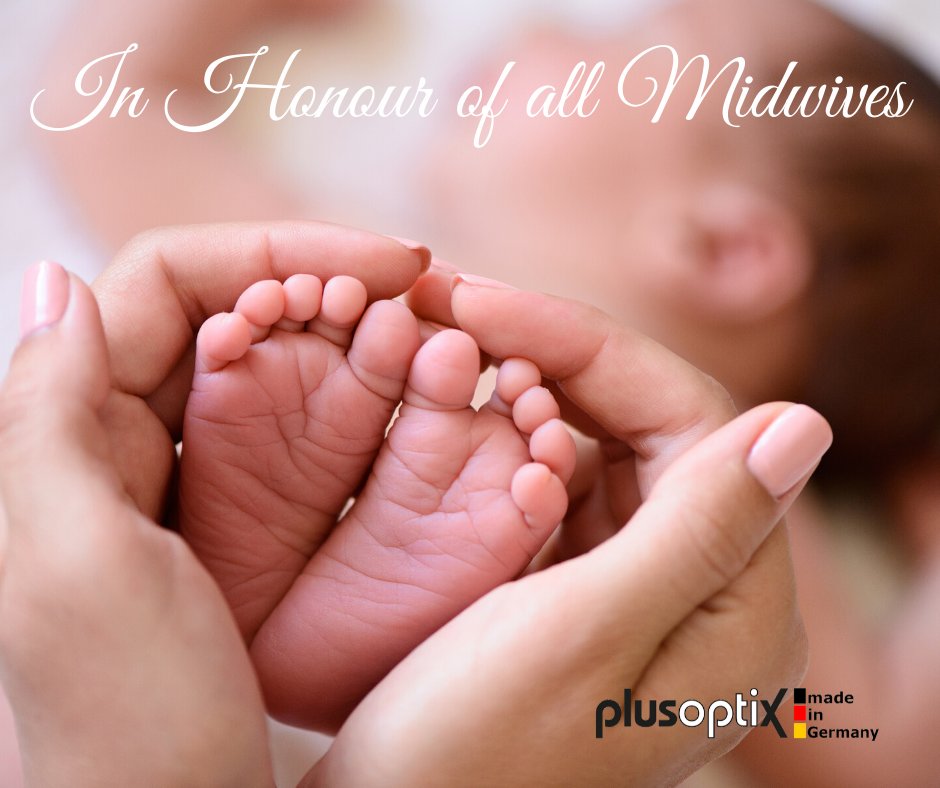 PlusoptixSA's tweet photo. Today is International Midwives’ Day. 
Plusoptix would like to recognise and salute all midwives. 

#Plusoptix #Amblyopia #Autorefractors #VisionDisorders #EyeCare #Babies #Children #Peadiatrics #VisionScreening https://t.co/nmBAsvph3S