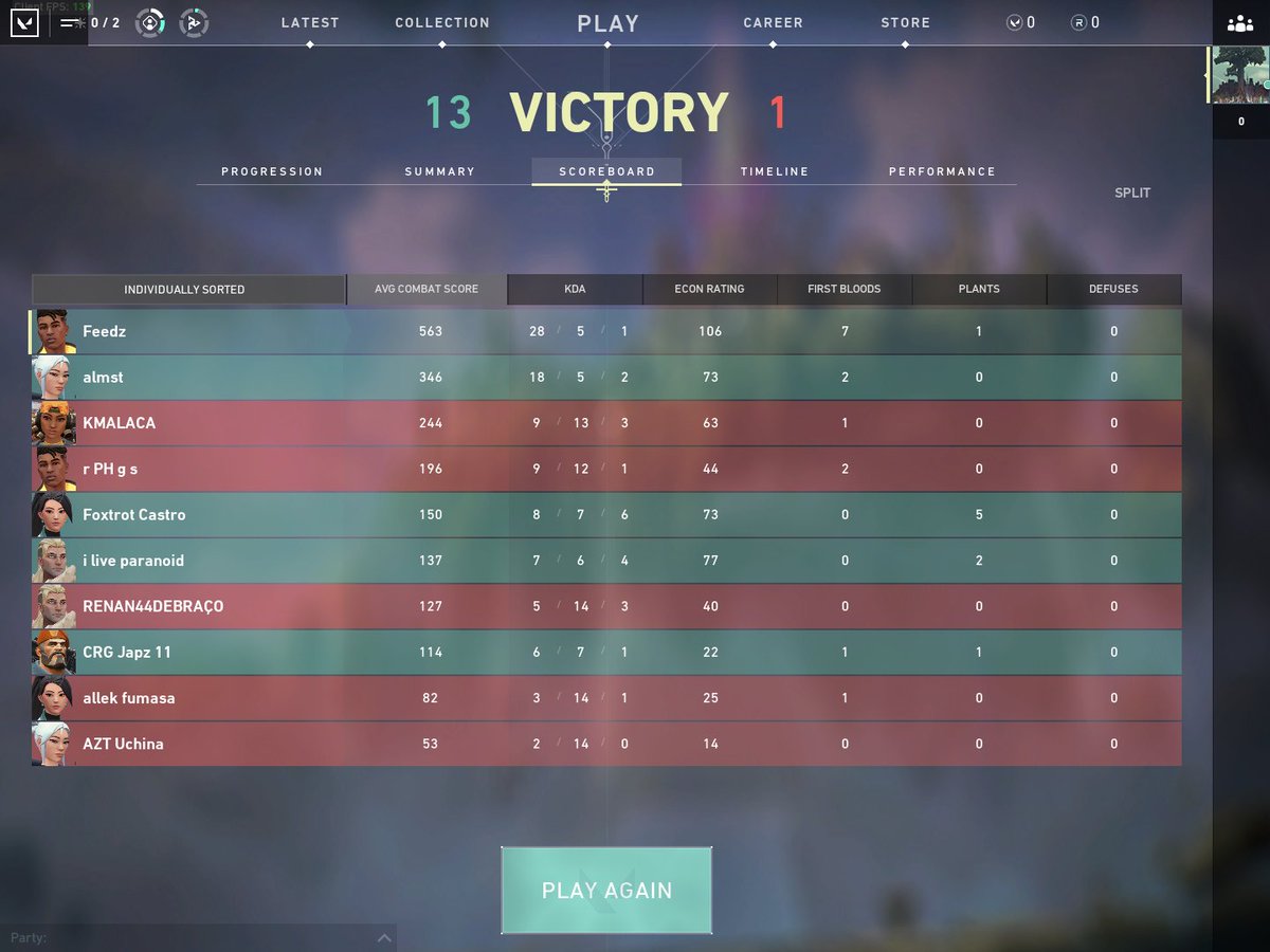 primeira no server br