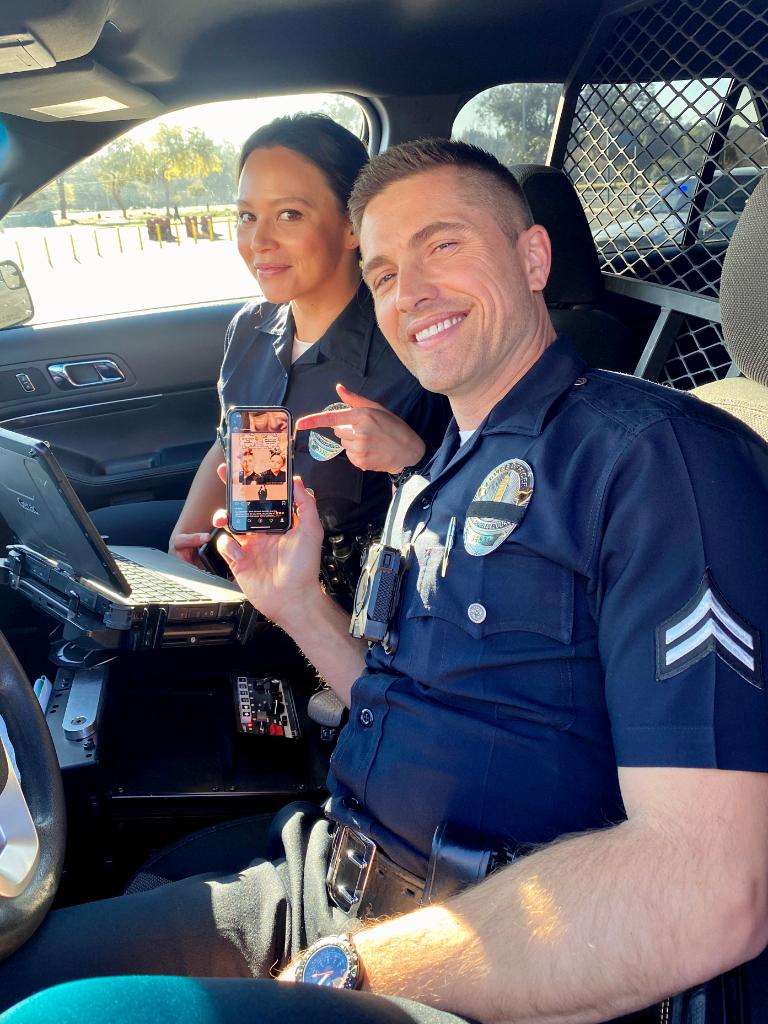 The best #BehindTheScenes moment 😂👏