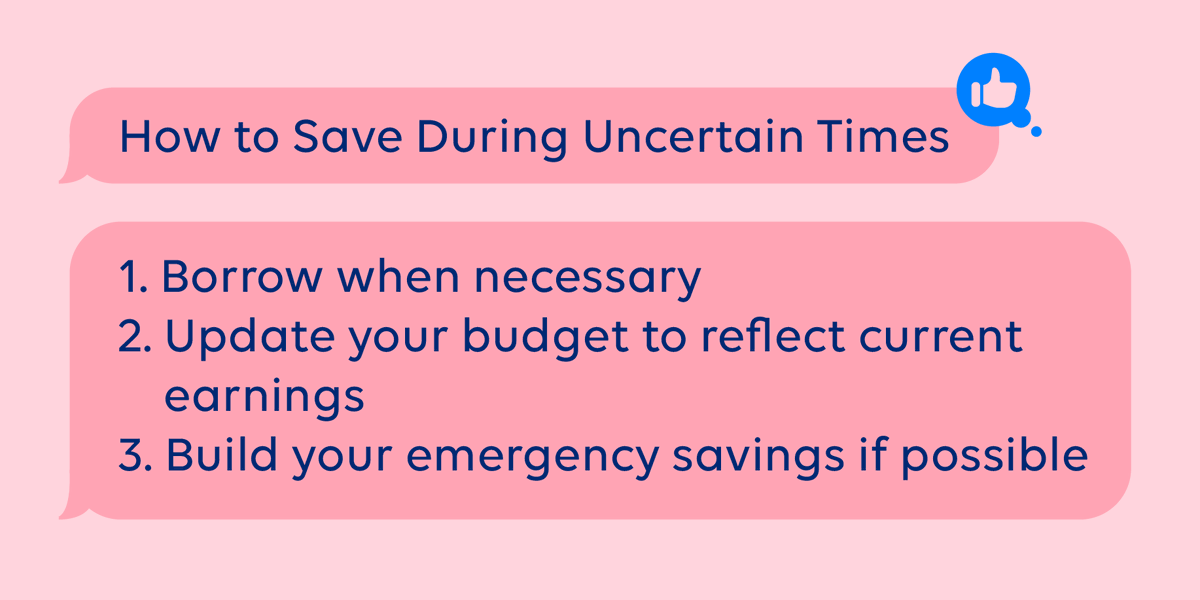 DriveRightRide's tweet photo. Few people are able to continue on their savings path right now, and that's okay. However, if you are looking for ways to plan your savings in the future, we can help. 
Read our list of tips to save money on food, at home and how to manage credit and debt: https://t.co/2NcLa4dZLF https://t.co/ZmLfSI8bNB
