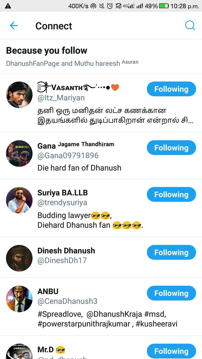 DhanushFanRT's tweet photo. Following all Dfans ids 😎

Comment Your Id I missed to follow you 💯 

Getting ready for Verithanamana sambavam 💥🔥 @DhanushFanRT

#Dhanush #JagameThandhiram https://t.co/xgZpFHXVFR