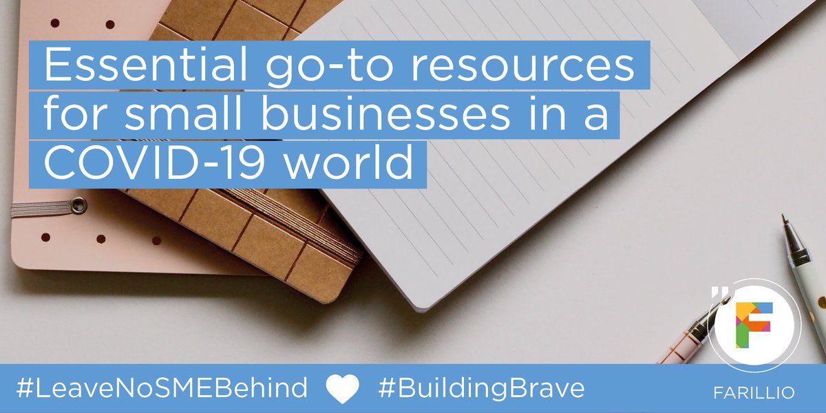 farillio's tweet photo. Some of the most important, immediate resources and links for you as a #freelancer, #startup or #SME. We’ll keep building on this as the reliefs, application processes and guidance from government evolves. https://t.co/Haz4rTzwrz #LeaveNoSMEBehind #BuildingBrave #SmallBiz https://t.co/UQ7VUhtPzj