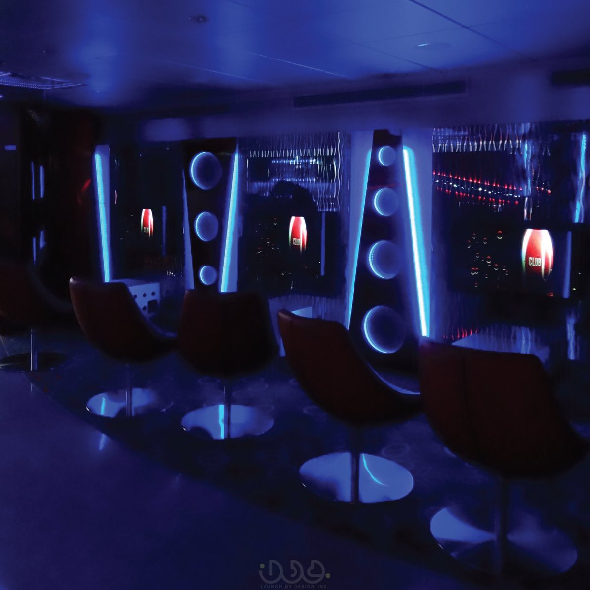 LaunchByDesign's tweet photo. Doesn’t this space feel cool and high tech? 

#carnival #carnivalcruiselines #carnivalfreedom #clubo2 #design #marine #cruiseship #cruise #interiordesign #launchingyourvision https://t.co/ZtjNo6zEXw
