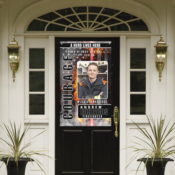 gfxphotoco's tweet image. A salute to some of our front line heroes. We didn't forget about you. Our heart goes out to all the essential workers on the front line that keep us safe. Honor our front line and essential workers with a door banner to show them your appreciation. gfxphotoco.com/door-banners/h…