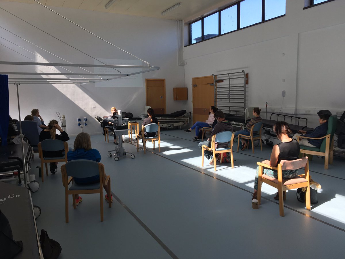 CaerwynRoberts's tweet photo. Enjoyed teaching today to #sideskill our physio colleagues for #COVIDrehab. Thanks for your contribution @drbethanhender and Sue Roberts! A hollistic MDT approach will be essential in optimising patient recovery in the coming months! @BetsiCadwaladr @BCUHBBest @CathyWynne1 https://t.co/oBER1W4Bxv