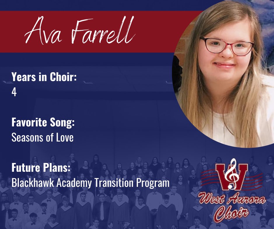 Congratulations to seniors Raul Ceniceros, Autumn Evans, Sophie Evans, and Ava Farrell! Thanks for your dedication to WA Choir. #wachoirfam #classof2020