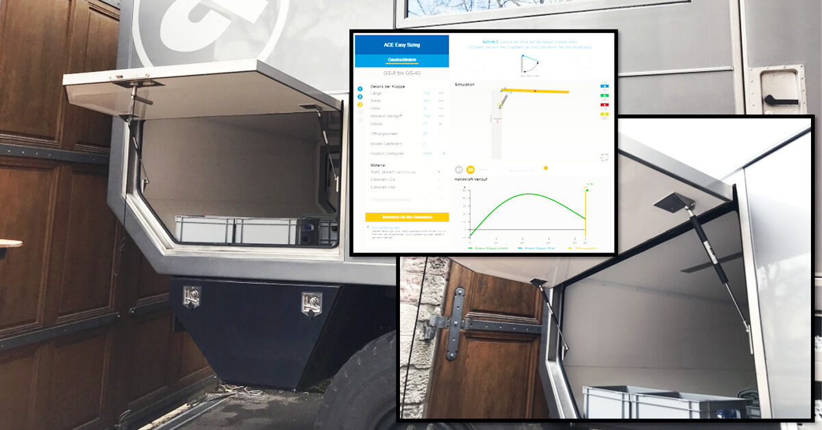 ACEControls_US's tweet photo. This customer needed lift support for their RV storage area hatch. Using the ACE online sizing tools they were able to find the ideal solution.
https://t.co/fKCwtiFrtc
#liftsupport #gasspring #gaslift #rv #camper #onlinetools #resources #sizingtool #DIY #doityourself #homeproject https://t.co/QauoMDOCyN