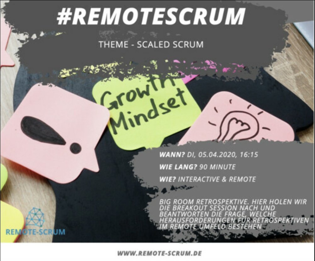d_pisanu's tweet photo. Top #remotescrum #retrospective heute zu der Session im April "Scaled #Scrum". Während ich so der @zoom_us session lausche hat meine Tochter auch per #zoom ihre erste #remote #kungfu Unterrichtsstunde. https://t.co/XQ8xQCpgni https://t.co/1m0jJshrXl