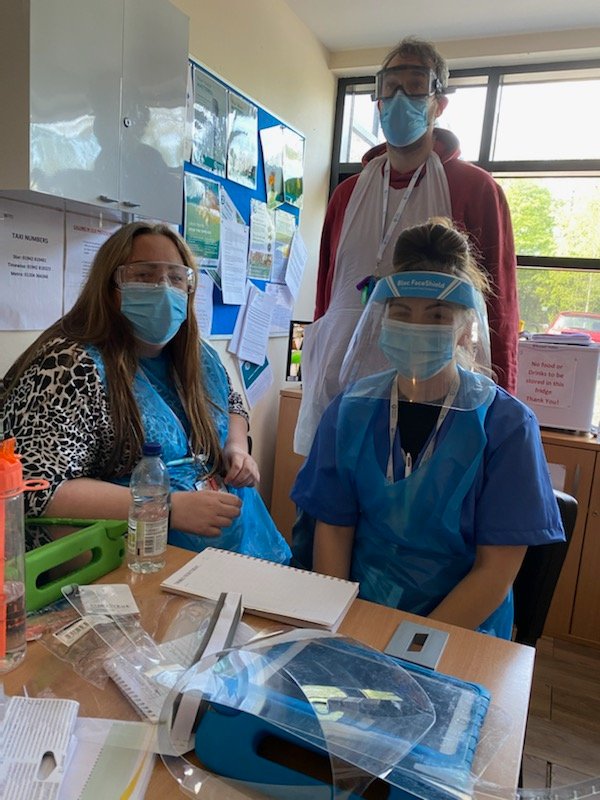 All scrubbed up here at MSH #inthistogether #weareNHC