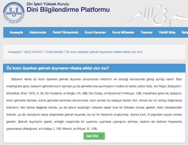 #diyanetkapatılsın