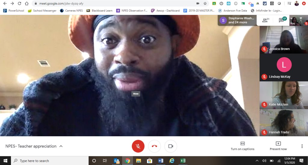 NewProspectElem's tweet photo. It was great to have Eddie B join our faculty meeting today! Lots of Luaghs🤣😂🤣 https://t.co/jxzUJCHsdH