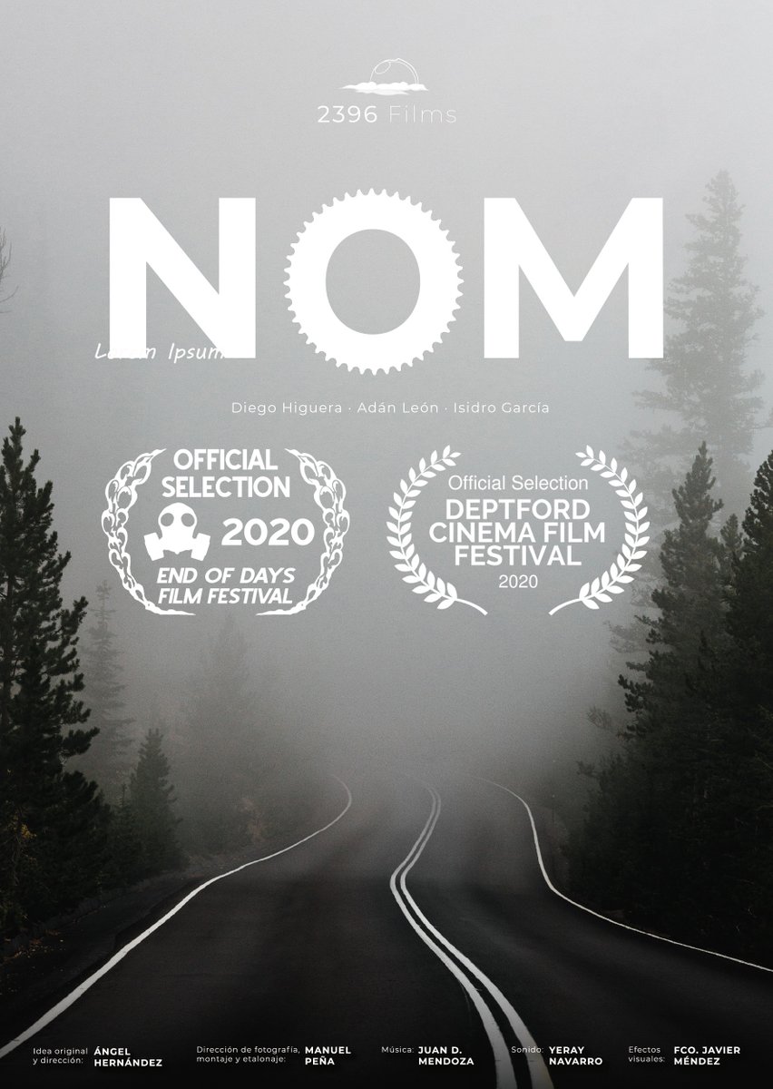 NOMSHORTFILM's tweet photo. @nom is an Official Selection of @EODFilmFest and @DeptfordCinema film festival. Both festivals will be held online. Thanks to the judges and congrats to the team! https://t.co/aAO5uvl5hK