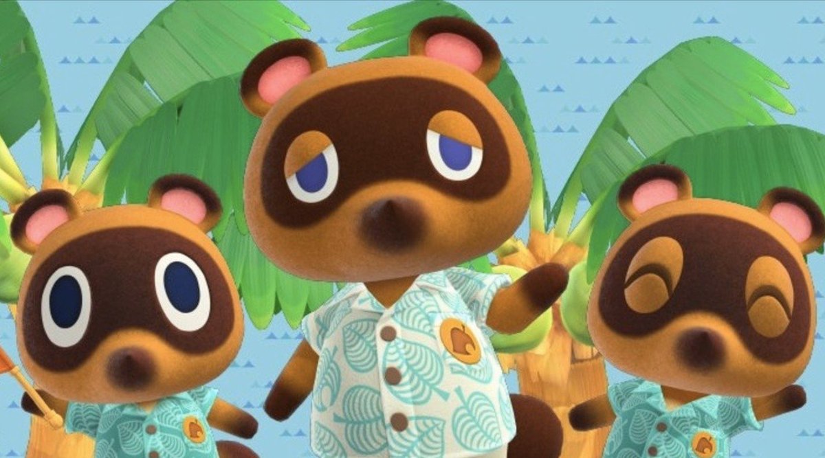AngelieDayz's tweet photo. Doing a @animalcrossing  challenge this week. This was yesterday characters #TomNook and the boys https://t.co/AcVA9qqNbI