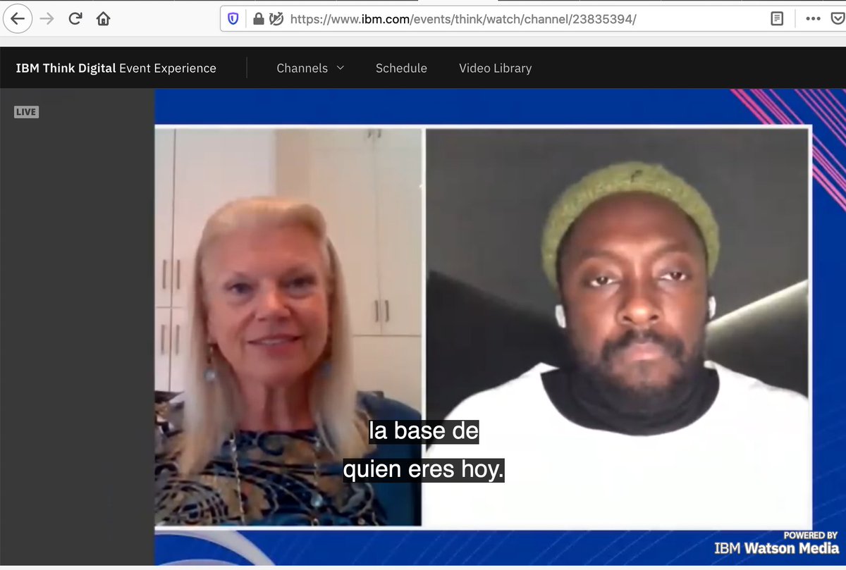 Cynthiarc's tweet photo. y ahora Ginny Rometty con https://t.co/h5e8srrE9u en el #Think2020. No te lo pierdas: https://t.co/EnBPGZF1rF
** hasta con subtítulos en español** #ibmperuadvocate https://t.co/ChxGVkwdr1