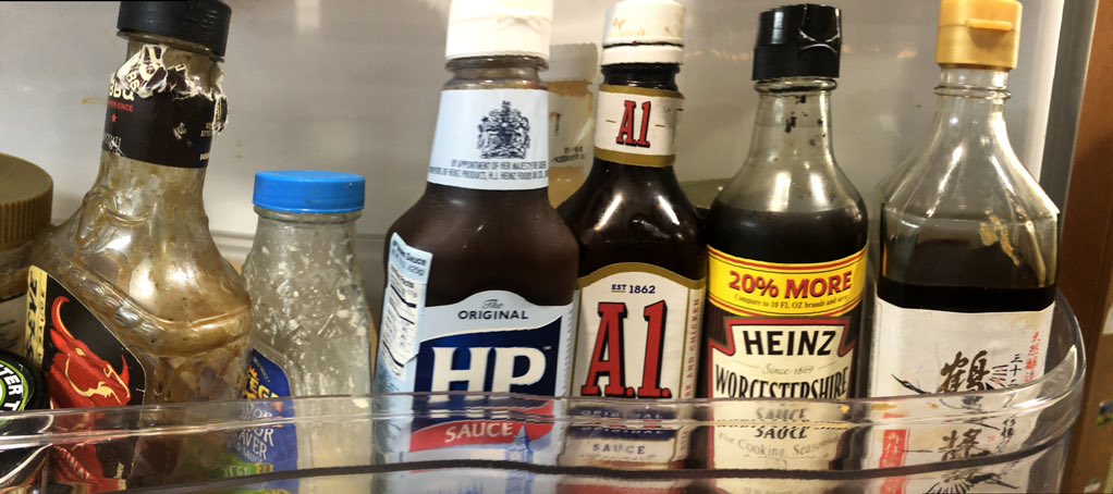 Am I the only one who samples sauces out if the fridge (soy, worcestshire, taco, bbq, A1, HP) without even trying to find food to put it on?