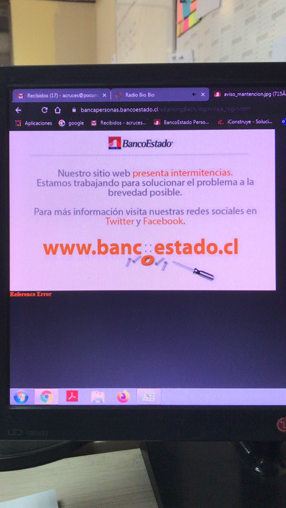 andresaries's tweet photo. @BancoEstado ¿vuestro sitio está con problemas de intermitencia? https://t.co/4iN1DLkumM