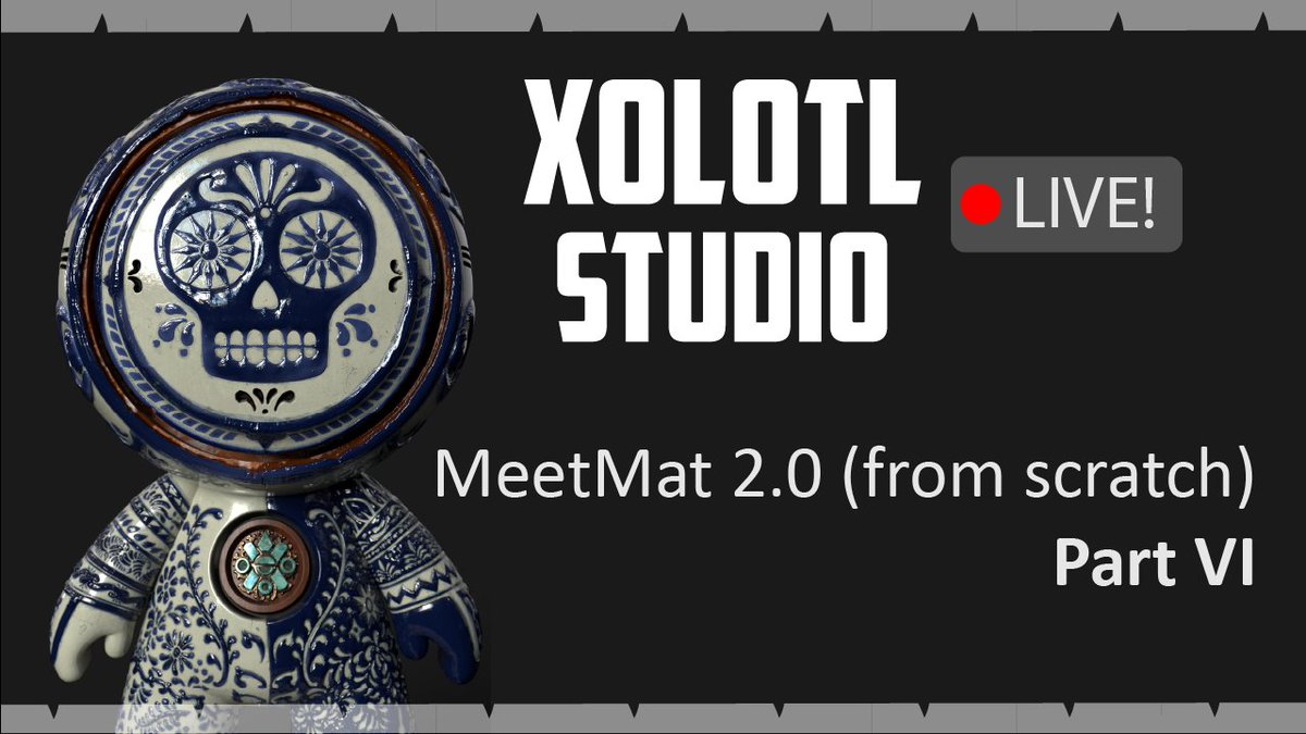 ymmanuel_who's tweet image. .@Substance3D Hi guys I'm going to be live in 40 mins with the last part of the #MeetMat2  from scratch series, this one will be mainly on #SubstanceDesigner 
+ there will be some surprises
Hope to see you there 🙂
youtube.com/watch?v=4tG_wR…