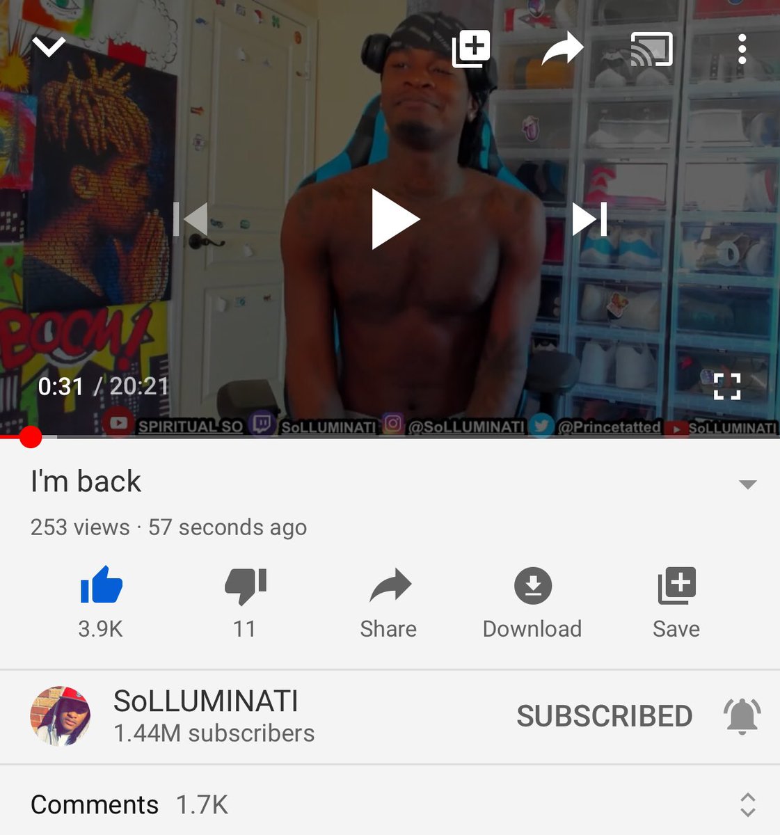Dogo_V2's tweet photo. @PrinceTatted YouTube broken https://t.co/1pPjStNMxO
