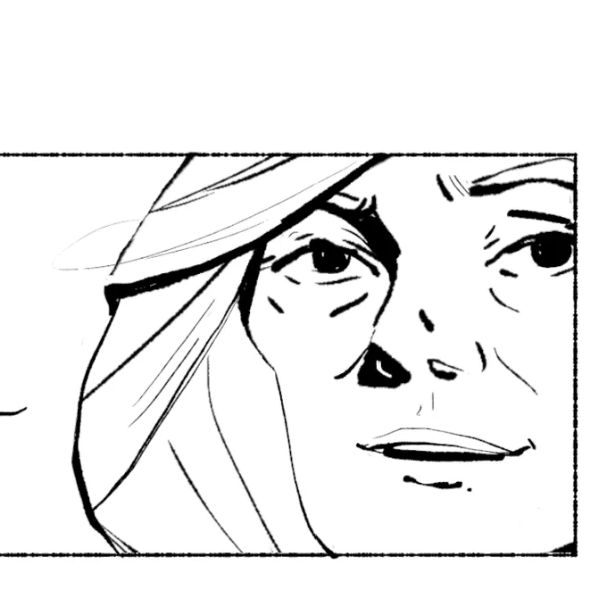 I was trying to figure out why this face I drew looked so familiar.... 