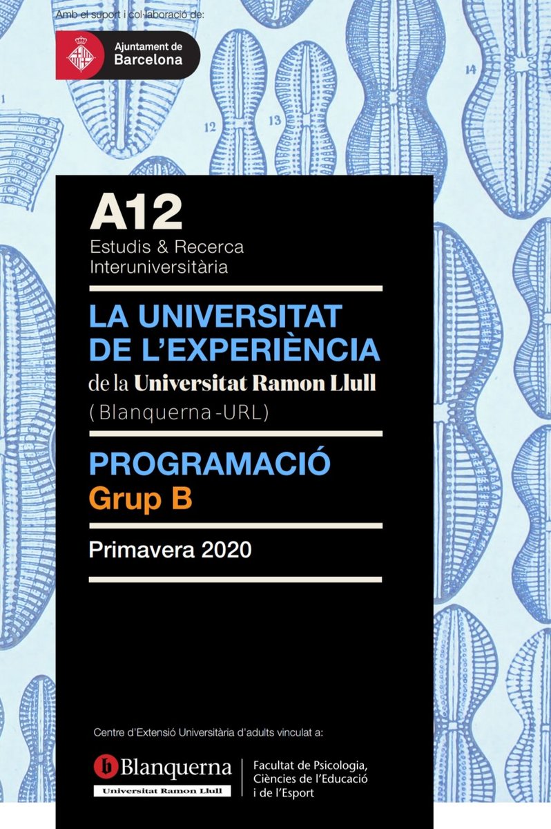 maria__boronat's tweet photo. Demà i la setmana que ve seré aquí parlant sobre literatura russa soviètica. Censura, marginalitat, exili... Hi ha més cursos, feu-hi un cop d'ull! 🤓 #afopa #url #blanquerna #dovlatov #erofeiev https://t.co/kzxfEYrPh0