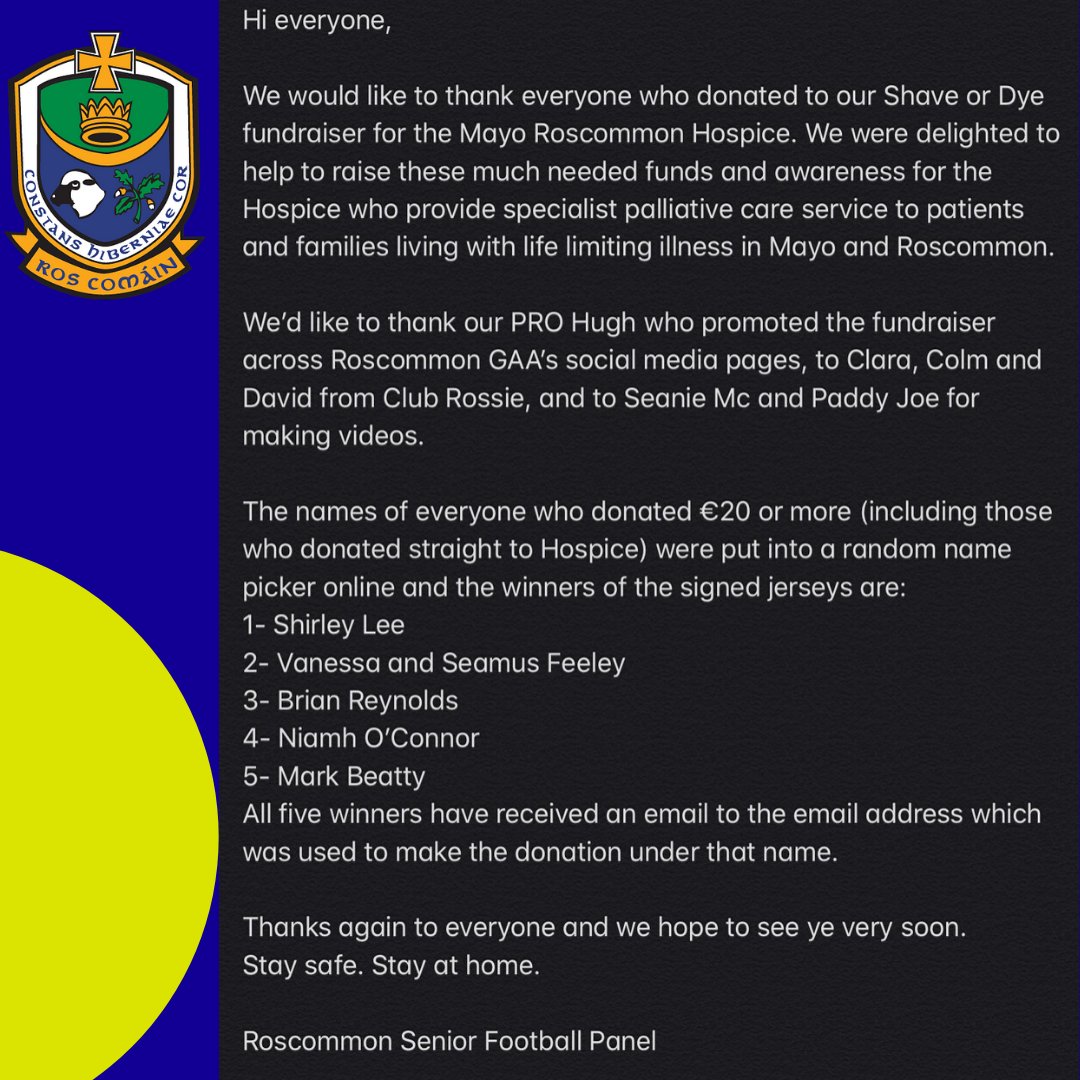 Roscommon GAA tweet media