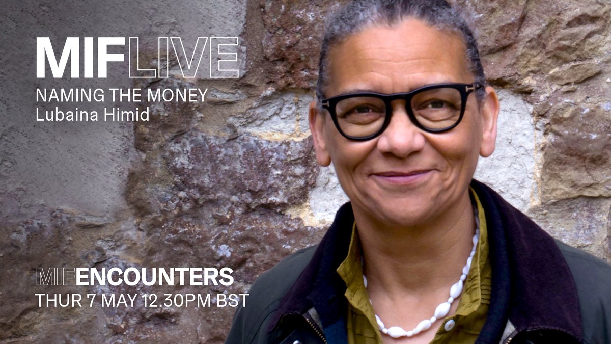 factoryintl's tweet photo. #MIFEncounters on #MIFLive returns with Naming the Money - a talk by Turner Prize winning artist Lubaina Himid. Join us at 12.30pm BST on Thur for an exploration of power, art & money... from one of the most fascinating voices in British contemporary art.
https://t.co/XjNhDhZcku https://t.co/ezh5bp9jyS