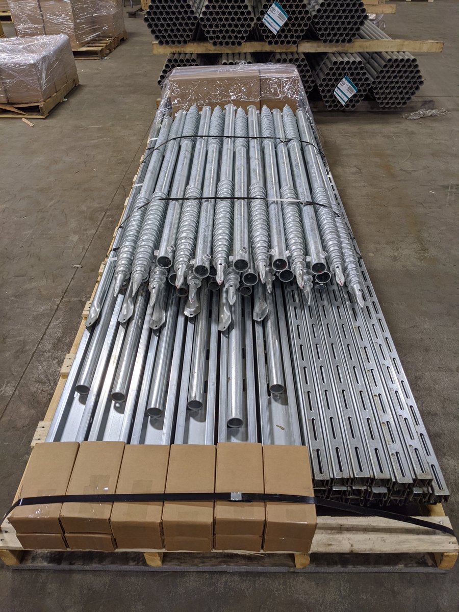 apa_solar's tweet photo. More shipments of the Ready Rack are out the door. This system is user friendly and offers a concrete free install! #APAwesome #ReadyRack #SolarPower https://t.co/u0y832Bgoh