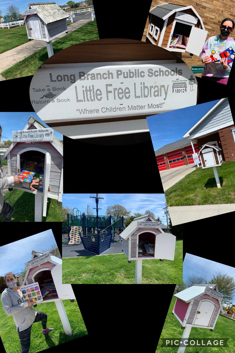 Tracey33331's tweet photo. The Long Branch Public Schools “Little Free Library” #WCMM are fully stocked with 📚 books at all locations, stop 🛑 by &amp; pick out a book or 2!☀️ #unionave #morrisave #atlanticave #manahassettparkdr #brightonave #LBPS #BOOKSforallages @MsKimDoug @morrisaveschool https://t.co/oUKOAXWt1R