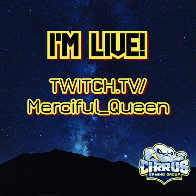 Merciful_Queen's tweet photo. I will be going live tonight 6:30-7:00pm PDT!!!! If you haven’t done so already, please go check out my channel on twitch!!! #CGG #CGGlive #twitch #smallstreamer https://t.co/z4MnjZa4B8