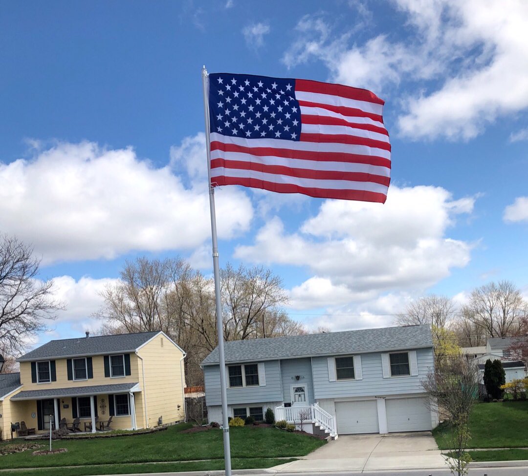 illuminationaly's tweet photo. ☀️🇺🇸 Spring SALE! Telescoping Flagpole Kit made with aluminum, which flexes in wind weather conditions. This flagpole will telescope up to 20 feet tall and has the ability to fly two flags at once. Click to shop and learn more. 
https://t.co/MbW8o8M5nF #flagpolekit #ForSale https://t.co/ekbHwcIf0N