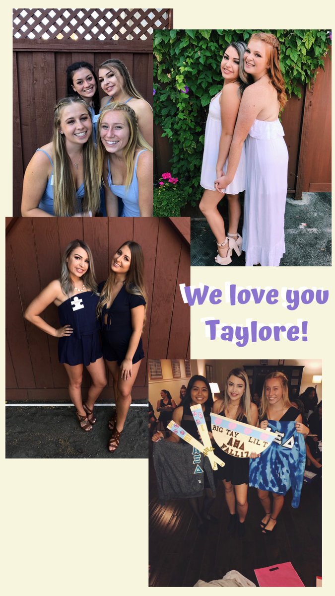 Our sister Taylore is going alum this semester 🌹 we’ll miss you!❤️