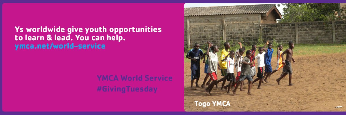 If you're in a position to give a little, THANK YOU for standing with #YWorldService this #GivingTuesday. The impact of your gift is felt around the world!  donate.ymca.net #YForAll #GivingTuesdayNow