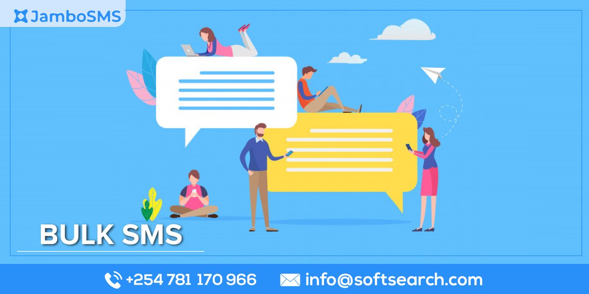 Jambo_sms's tweet photo. In this age, bulk SMS is a lucrative means of communicating with and targeting clients. and whats more, it is actually quite cost effective. Try it today!! Reach us on info@softsearch.co.ke or +254 781 170 966 today for more
#jambosms #bulksms #bulksmssoftware #bulksmssoftware https://t.co/IhQ90QEgIi