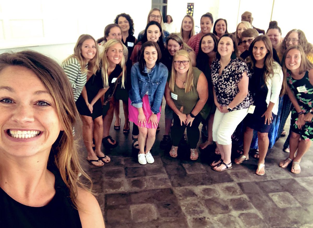 wbroughton3's tweet photo. I am shouting #ThankYou to @RandallBearsISD &amp; @ISDSchools for bringing these incredible, inspiring, &amp; impressive teacher friends into my life. They are the best bunch of humans and I am so lucky to work alongside each of them.❤️✨ #TeacherAppreciationWeek #ISDStrong #TeamRandall https://t.co/1hoYlySb8c