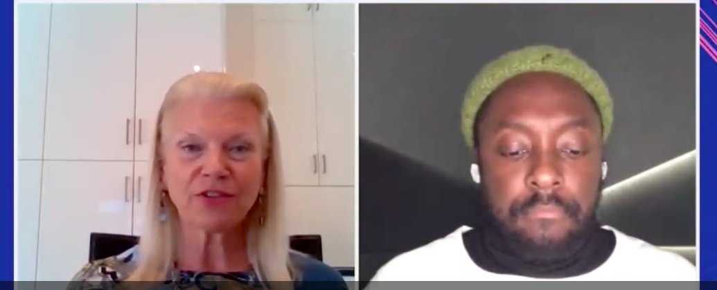 #Think2020 Gini with Will.I.AM a very inspiring discussion.