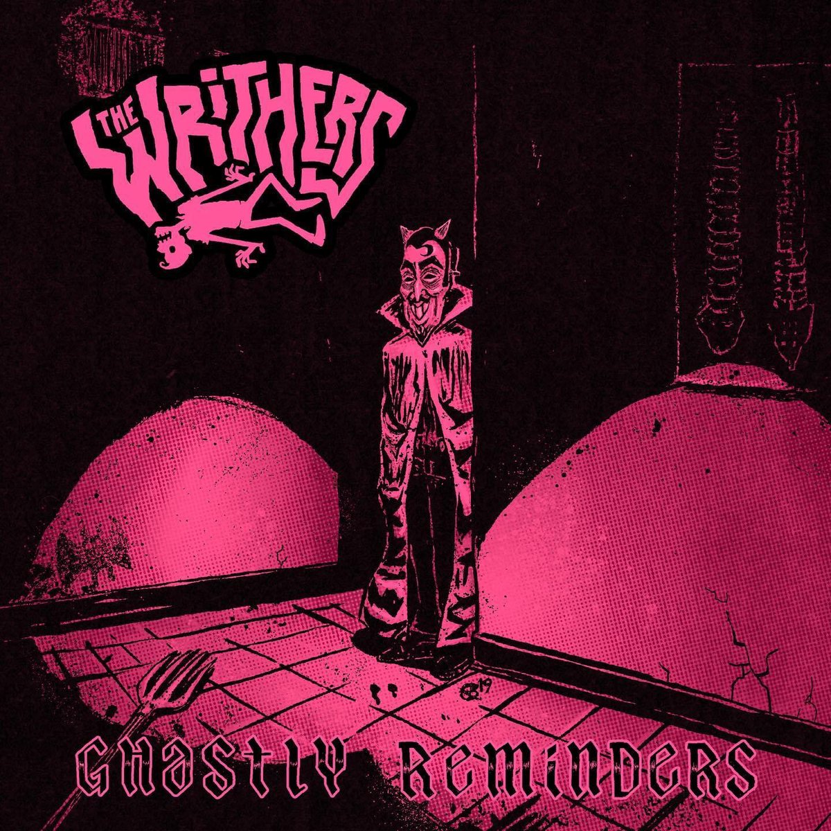 TheWrithers's tweet photo. #TriviaTuesday Did you know the “Ghastly Reminders” album art layout is based on the back cover of The Cramps’ “Songs the Lord Taught Us”? ☠️
#TheWrithers #writheordie #horrorpunkabillydeathrocknroll #horrorpunk #psychobilly #rockabilly #punk #thecramps #songsthelordtaughtus https://t.co/pyvKqllzIT