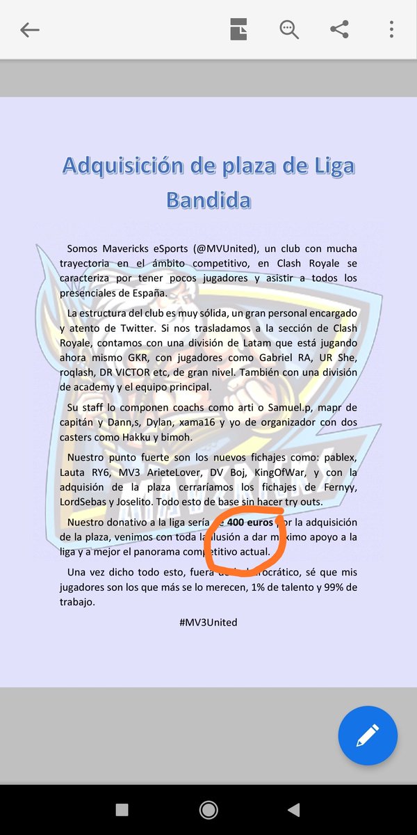 Continuamos vuestra serie favorita, tenemos un documento, y cómo buen periodista que soy, tengo que compartirlo. Estos son los datos y suyas son las conclusiones

#bandidaleaks